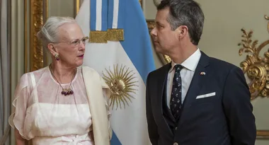 Prince Frederik and Queen Margrethe