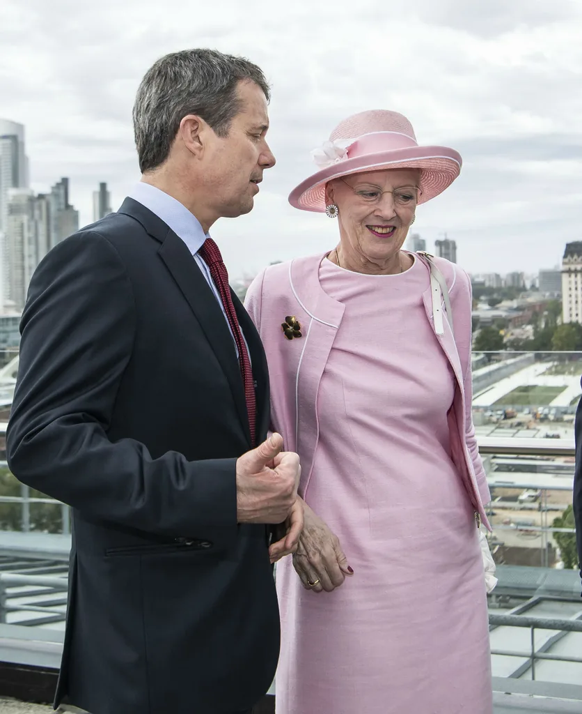 Prince Frederik and Queen Margrethe