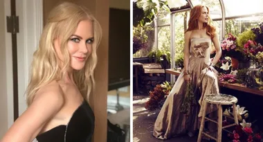 Nicole Kidman wows in gold gown in lastest photo