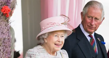 The Queen with Prince Charles