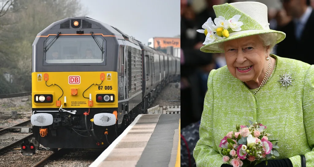 The Queen travelled by train to Somerset