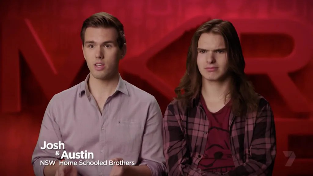 mkr josh and austin victor knife spinning drama