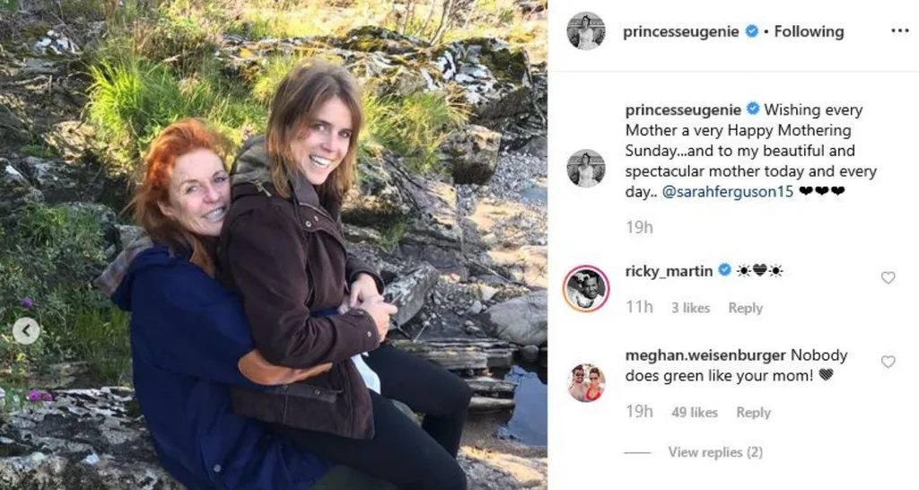 Eugenie and Sarah Ferguson