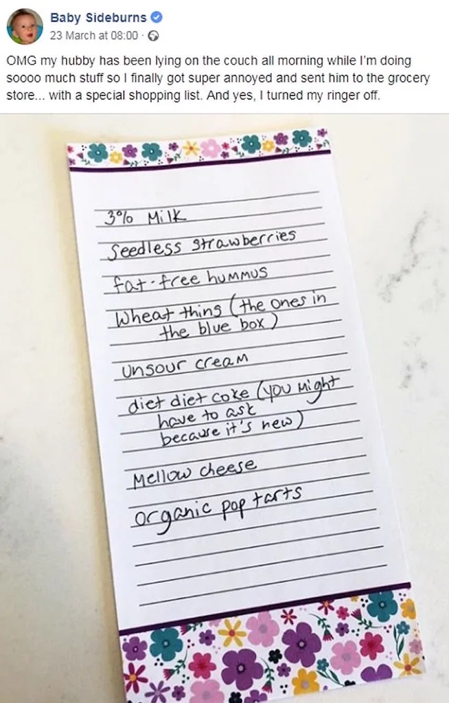 Mummy blogger revenge shopping list