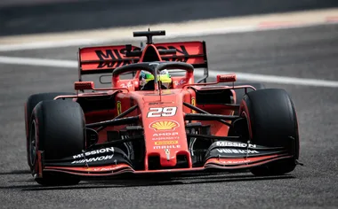 Schumacher returns to racing in emotional debut