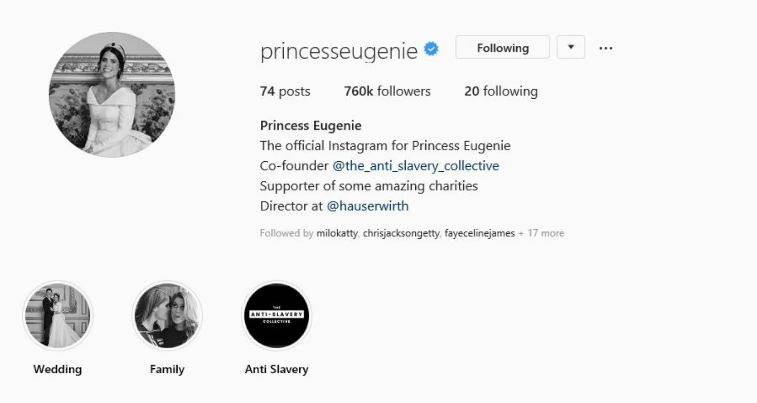 Princess Eugenie shares neverbeforeseen wedding photo New Idea