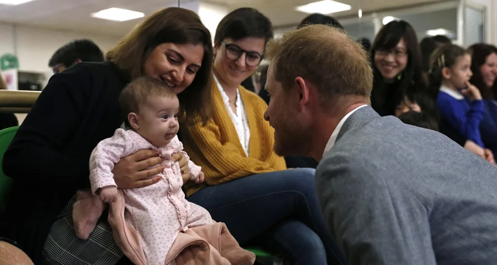 Prince Harry meets fans at the YMCA