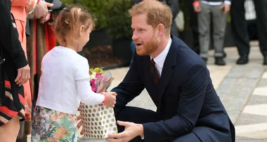 Prince Harry shares excitement about new baby on latest outing