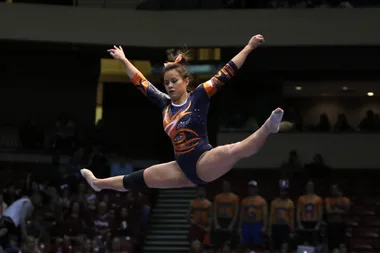 GRAPHIC CONTENT: Shock video shows gymnast breaking BOTH legs