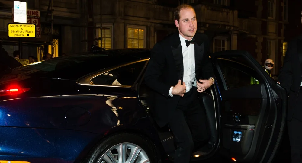 Prince William does his best James Bond impression.