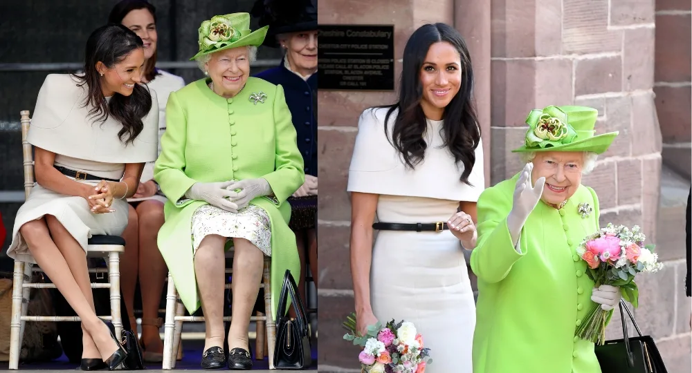 The Queen and Meghan Markle visited Chester in July 2018