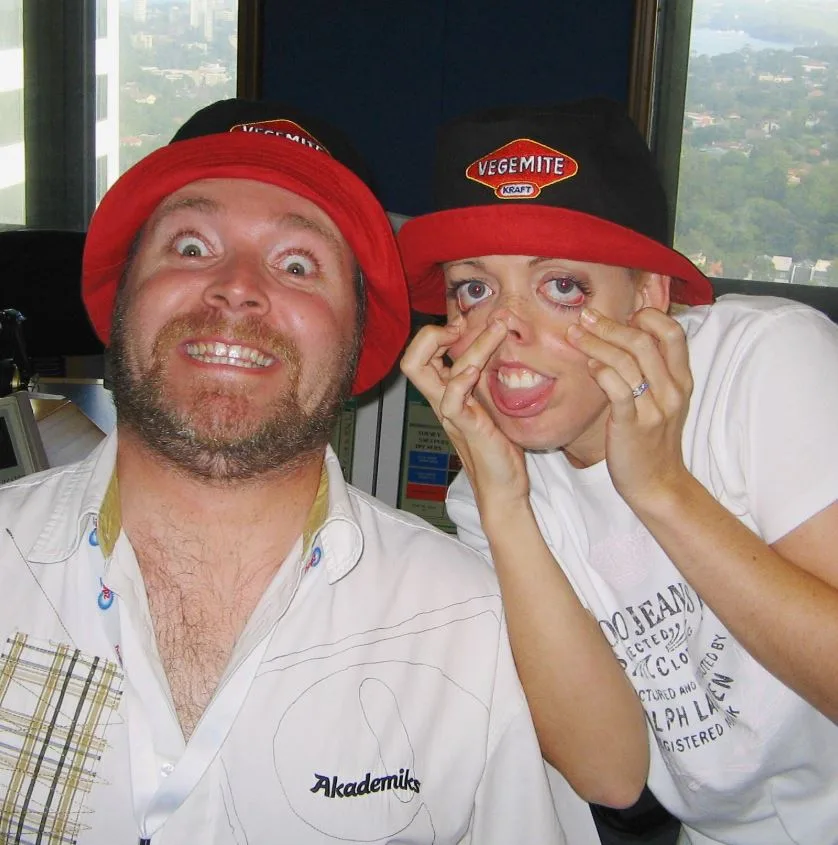 Kyle and Jackie O circa-2005.