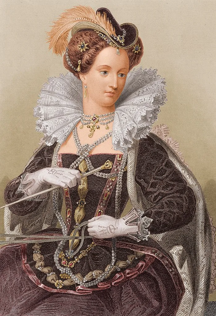 A portrait of Queen Elizabeth