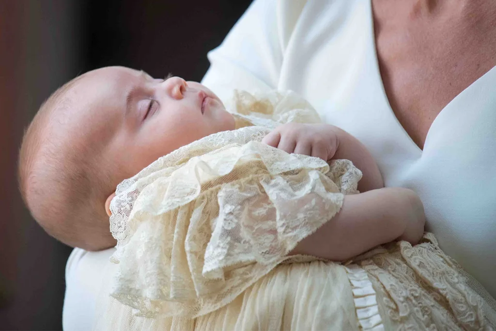 Prince Louis on his Christening day.