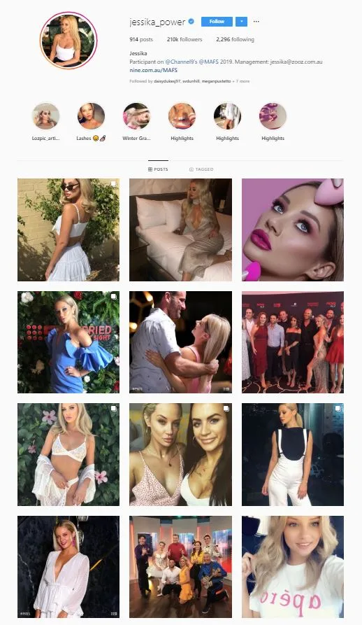 Jessika Power Instagram