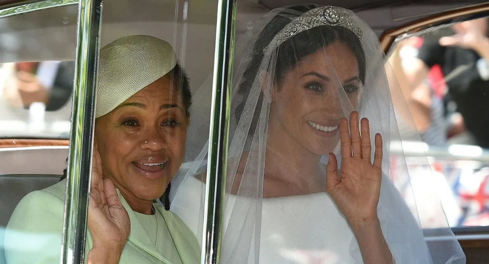 Meghan Markle with her mother Doria Ragland