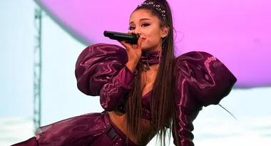 Ariana Grande performing at Coachella 2019