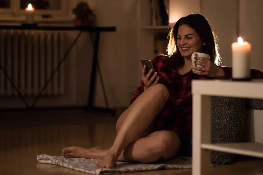 Woman with candle