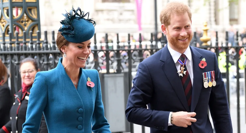 Kate and Harry attend an Anzac Day service