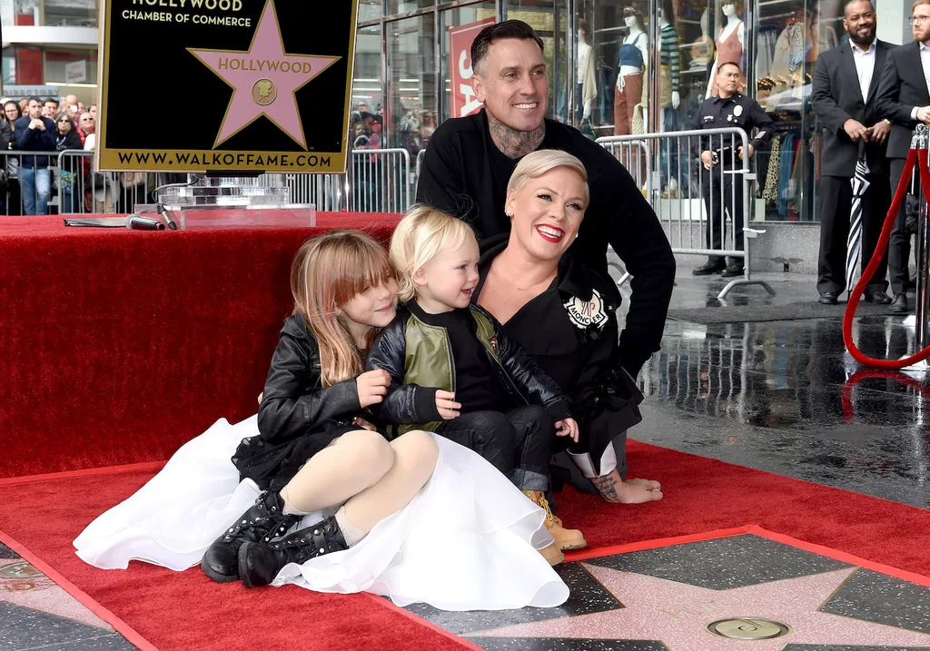 Pink and family