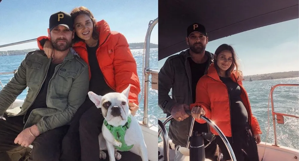 The soon-to-be parents