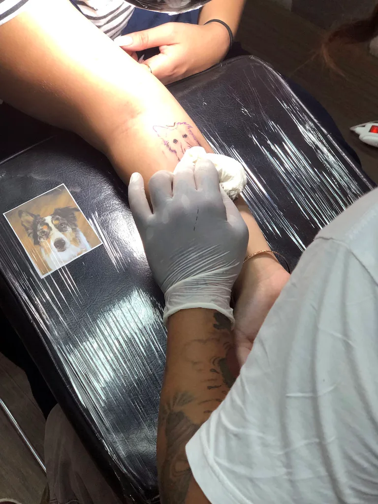 Dog lover tattoo fail in Bali