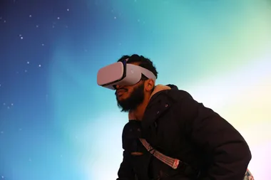 Guy with a VR Headset