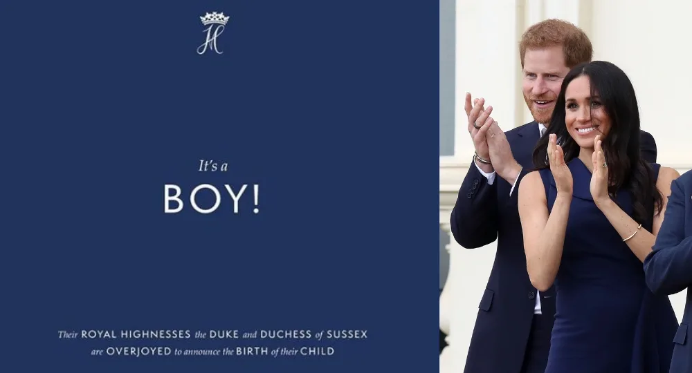 The Duke and Duchess of Sussex took to Instagram to announce the birth of their son