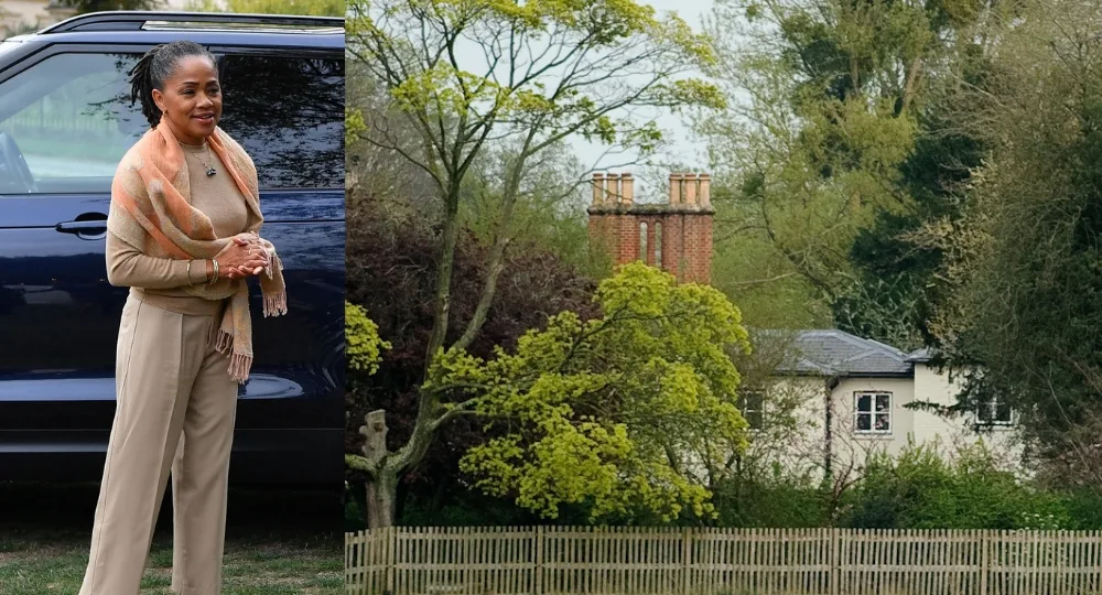 Proud grandmother Doria Ragland is staying with Harry and Meghan at Frogmore cottage