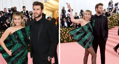 Miley Cyrus and Liam Hemsworth put on a RADIANT display on the Met Gala red carpet