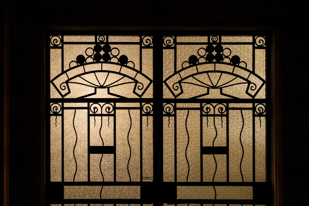 Art deco style door
