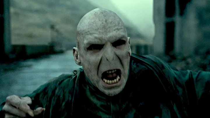 Screencap of character Voldemort from Harry Potter