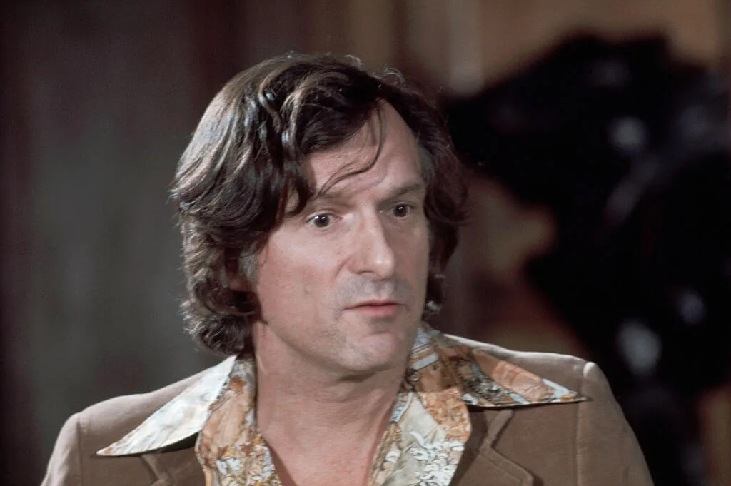 Hugh Hefner at Press Conference