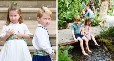 WATCH: Princess Charlotte bosses Prince George around