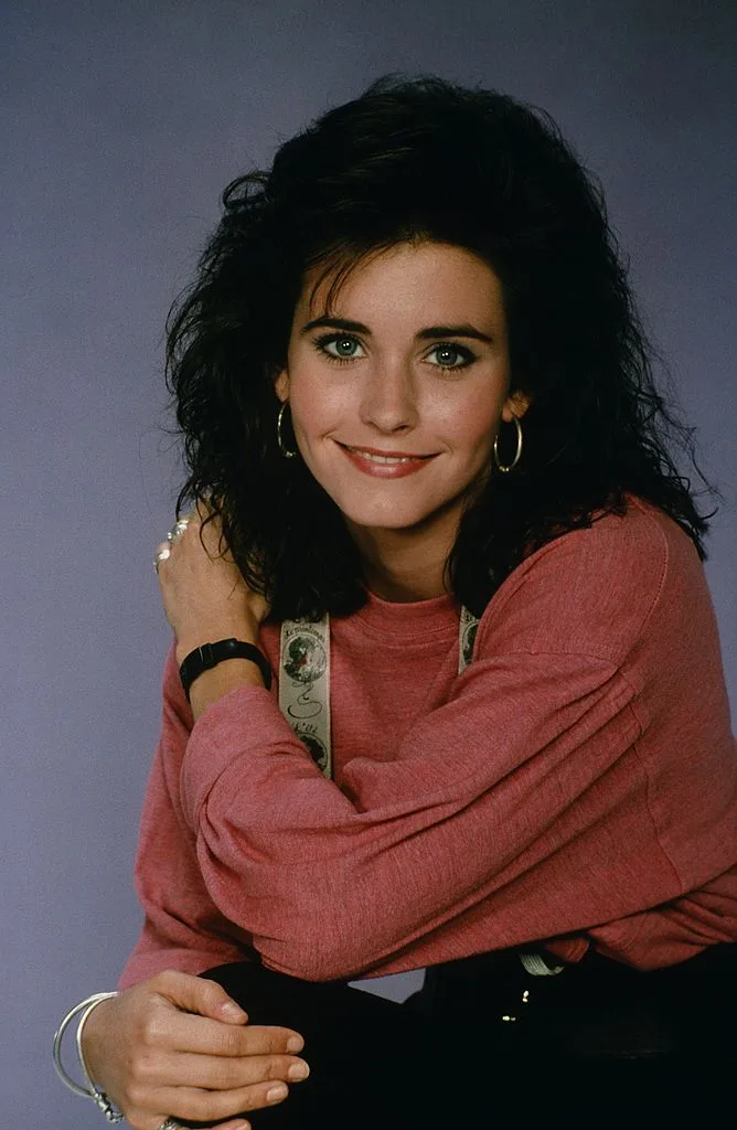 A young Courteney Cox