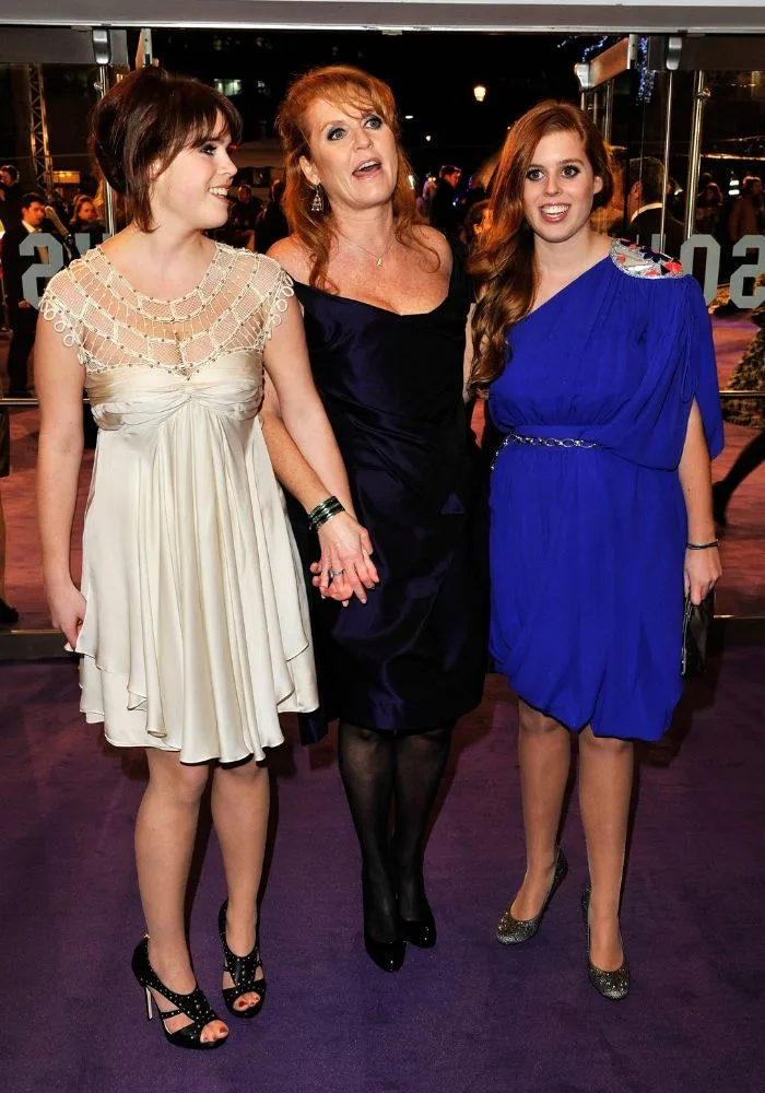 Sarah Ferguson Beatrice Eugenie World Premiere The Young Victoria