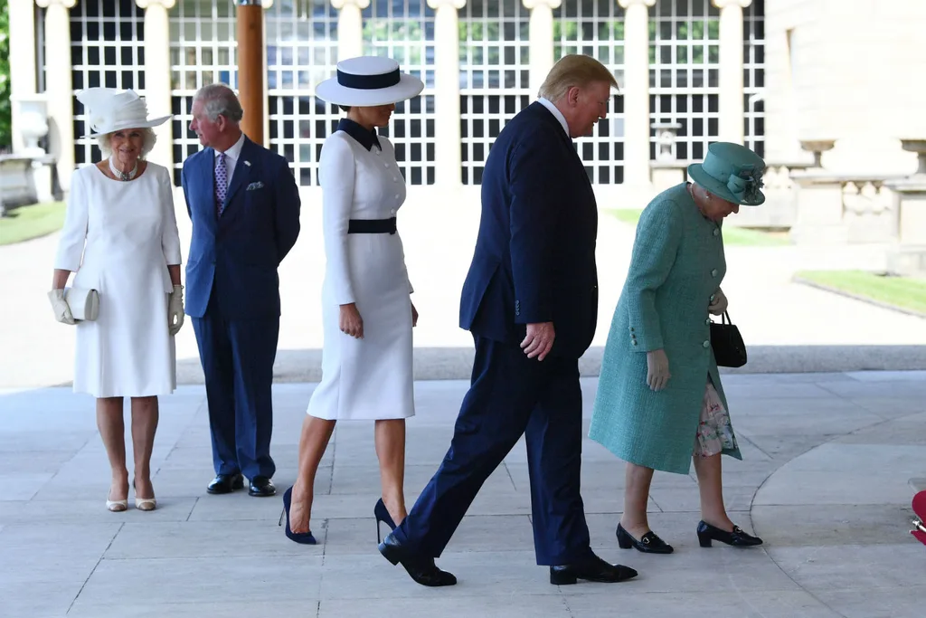 Donald Trump meets with The Queen