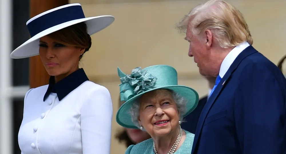 The Queen meets with Donald Trump