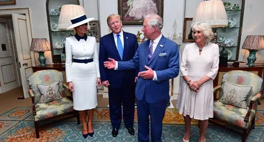 Trump visits Charles and Camilla