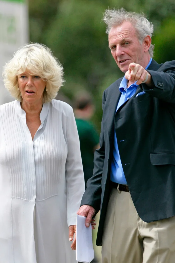 Camilla with her brother Mark