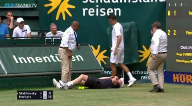WATCH: Shocking Tennis accident as ball boy injured