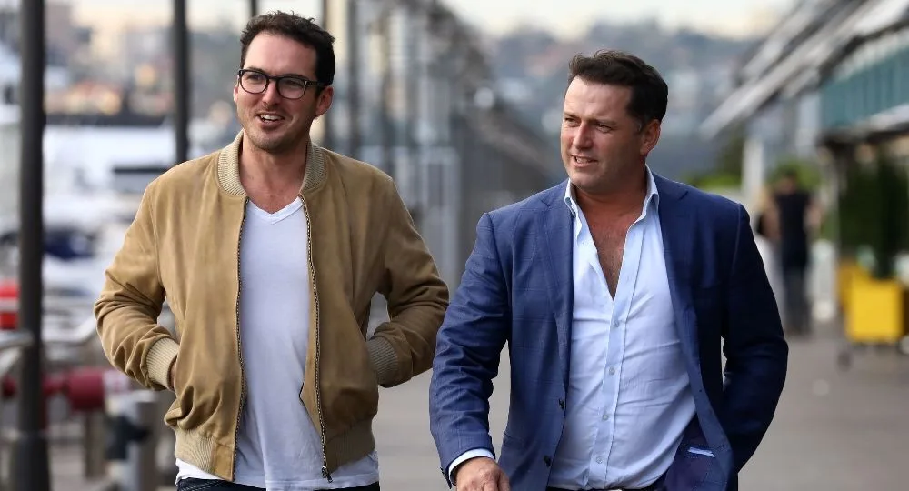 Karl Stefanovic with brother Peter