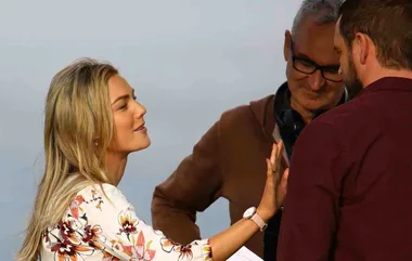 Home and Away: Sam Frost and Jake Ryan’s chilly on-set moment