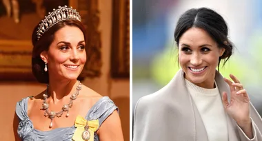 Palace rocked by sensational new photos of Meghan and Kate KISSING