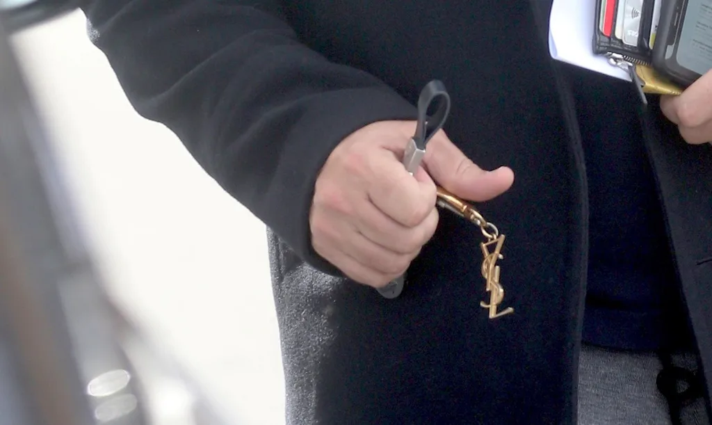karl ysl keyring