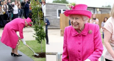 WATCH: Moment Queen, 93, REFUSES help to plant tree – ‘I’m perfectly capable!’