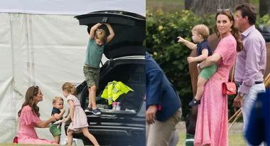 Kate Middleton and the kids enjoy a day at the Polo