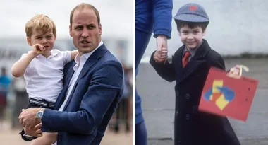 Amazing pics: Prince George looks JUST LIKE Prince William