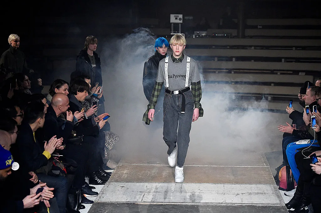 Gosha Rubchinskiy at the Paris Fashion Week
