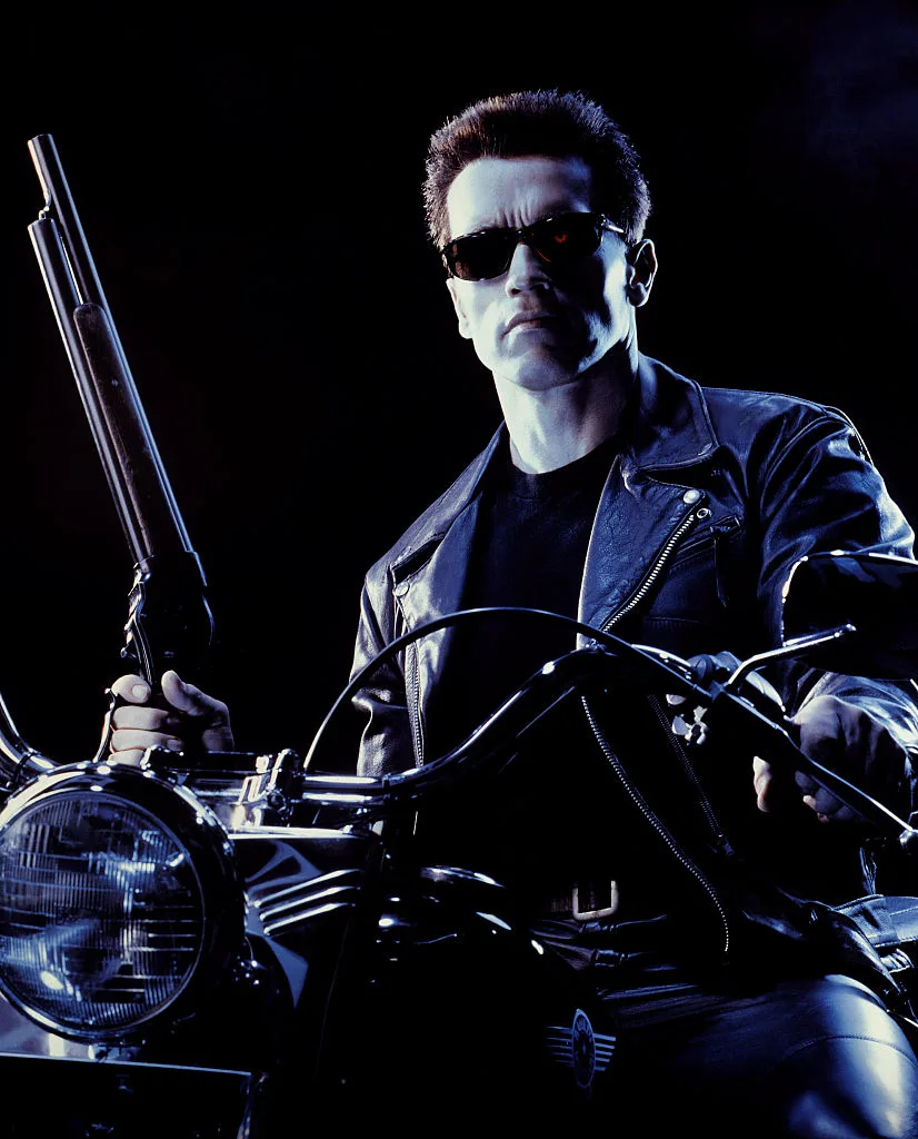 Arnold Schwarzenegger starring in The Terminator